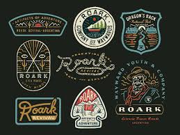 roark revival roark revival vintage logo design badge design