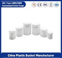 China High Quality 5 Gallon Paint Plastic Paint Bucket with Lids for Engine  Oil/Pet Food Storage/Agricultural Use
