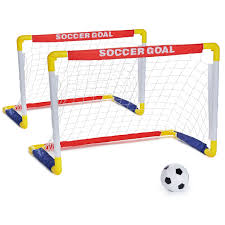 A goal is essential for the game of association football. Play Day Foldable Soccer Set Children S Beginner Sports Soccer Game Ages 3 Walmart Com Walmart Com