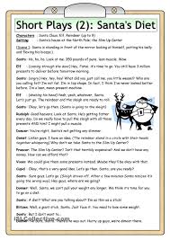 Short Plays 2 Santa S Diet Short Play Christmas Play Scripts Play Scripts For Kids