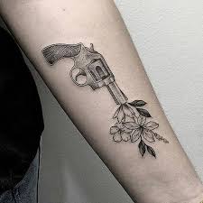 The One In Front Of The Gun Lives Forever Tattoo Pin On Tattoo Inspiration