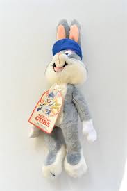 Chicago Cubs Bugs Bunny Plush Vintage 1991 Baseball Stuffed Etsy Bunny Plush Bugs Bunny Vintage Plush