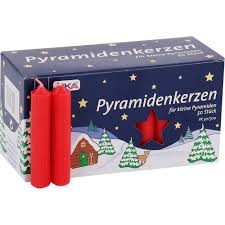 50 German Christmas Pyramid Candles Pyramiden Kerzen Md