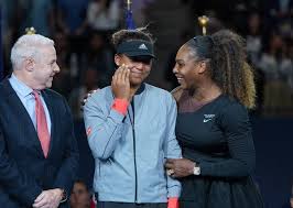 Osaka was born in japan and represents the country as a tennis player, but she lives here in florida, and her sense of style lands somewhere between the two places. Naomi Osaka Salvages Another Awkward Moment At The U S Open The New York Times