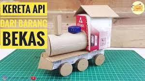 Ternyata beginilah cara membuat roda kereta api. How To Make A Train From Paper Cara Membuat Kereta Api Dari Barang Bekas Youtube