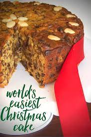 The World S Easiest Christmas Cake Recipe Christmas Cakes Easy Fruit Cake Christmas Christmas Cake Recipes