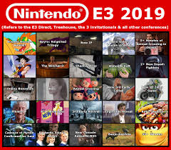 If you are just concerned with nintendo stuff, you can watch them stream it since they generally do directs these. Nintendo E3 2019 Plans Detailed Nintendo Direct On Tuesday 6 11 9am Pt Treehouse Live And Tournaments Resetera