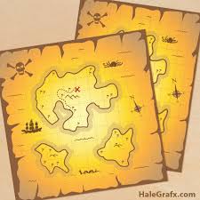 How to use the pirate treasure map printable: Free Printable Pirate Treasure Maps