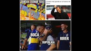 Los hinchas de boca se burlan de river en las redes con memes tras la victoria por penales 4 a 2 con la que lo eliminó de los cuartos de final de la copa de la liga. Memes Boca Campeon Superliga 2020 Youtube