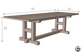 H Leg Dining Table Rogue Engineerh Leg Dining Table Rogue Engineer Dining Table Legs Diy Dining Table Farmhouse Table Plans
