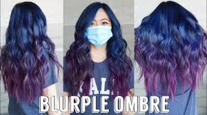 Check out these stunning 34 blue and purple hair color blends! Hair Transformations With Lauryn Ocean Blue To Magenta Purple Ombre Ep 15 Youtube