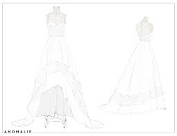 High Low Hem Wedding Dress Anomalie Tiered Wedding Dress Wedding Dress Sketches Wedding Dresses