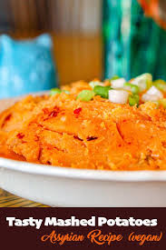 Vegan Mashed Potatoes This Is An Assyrian Recipe Known As Merchanos Instead Of Butter Olive Oil Is Used Along With Carame Vegan Lentil Soup Recipes Tasty