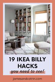 19 Ikea Billy Bookcase Hacks That Are Bold And Beautiful James And Catrin In 2020 Ikea Bookshelf Hack Ikea Billy Ikea
