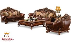 indian clical high carving sofa set