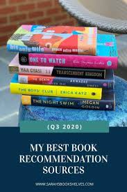 Q3 2020 My Best Book Recommendation Sources In 2020 Book Blogger Good Books Book Recommendations