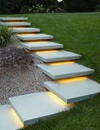 Diy Outdoor Led Strip Lighting Stairs And Toe Kick Design Your Way Contemporaryled Modern Landscaping Outdoor Lighting Design Landscaping Inspiration