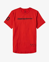 Orange Express Tech Graphic T Shirt From Express