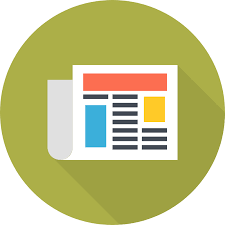 Download news icon stock photos. Flat Newspaper Icon 8856 Dryicons