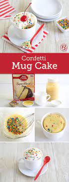 Confetti Mug Cake Recipe Easy Mug Cake Mug Recipes Confetti Mug Cake