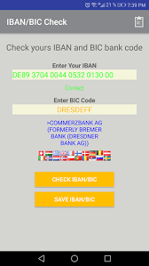 Bic sometimes also refers to bank identifier code. Iban Checker Von Mz4mobile Apps Android Apps Appagg
