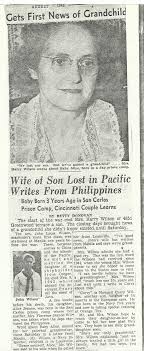 John Lewis died at the beginning of WWII. News about a wife and child he  had. Remarkable story.