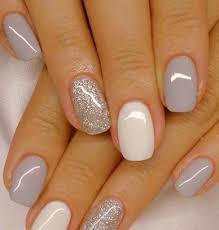Fascinating White And Gray Nail Polish To Try Grey Nail Polish Fall Nail Colors Nail Colors