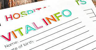 To ensure that a family member gets treated in an emergency, get the aforementioned consent form completed and signed. Medical Binder