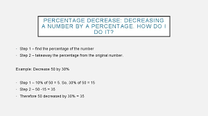 Now divide the decrease (c) by the original value (a): Percentage Increase Decrease Walt Calculate The Percentage Increase