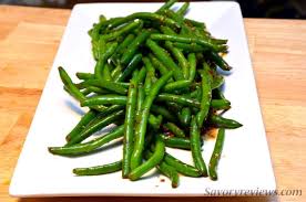 Garlic and Soy Glazed Green Beans