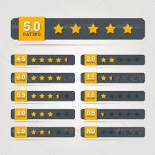 Stars Rating Banners Star Badge Big Sales Banner Cool Logo