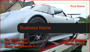 A business card is a small printed card that displays the business and contact information of a company or an individual, such as their name, occupation, phone number, and email address. Tow Truck Business Cards Designsnprint
