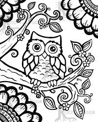 A zen doodle uses small drawings or doodles that are surrounded by repetitive patterns and is colored. Easy Color Doodle Art Crunch Time Book