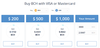 You will need to look at the payment section found on that exchange site. Buy Bitcoin Cash Bch With Credit Card Paypal And More