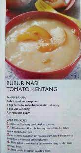 Bubur Nasi Tomato Kentang Cara Memasak Ubi Rebusan