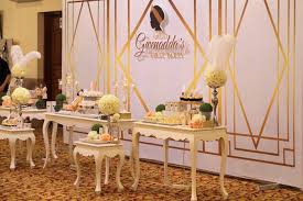 15+ fun and fancy great gatsby party decor ideas updated: 1920s Party Table Decorations