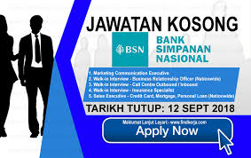 3.2 out of 5 stars. Jawatan Kosong Bsn Bank Simpanan Nasional 12 September 2018 Applications Are Invited To Qualified Malaysian Cit Malaysia Retail Banking Company Secretary