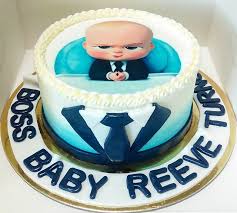 Boss Baby Cartoon Birthday Cake For Baby Boy 1 Year Image Result For Boss Baby Cake Baby Birthday Party Cake Boys 1st Birthday Cake Baby First Birthday Cake