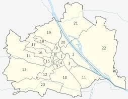 Vienna Austria On A Map Districts Of Vienna Map – Mahler Foundation