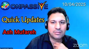 #ONPASSIVE Quick Short Today's Updates 10 April Ash Mufareh sir Webinar A.I  Voice