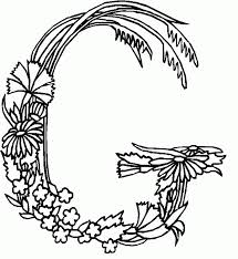 Letter case russian alphabet, others, text, logo, number png thumbnail . Alphabet Flower G Coloring Pages Free Printable Coloring Pages Coloring Library