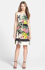 Printed Cdc W Chiffon Insets Dresses Nordstrom Dresses Floral Fashion
