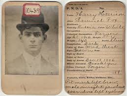 Prisoner No 10439 Brooklyn New York Police Vintage Mug Shot Edwardian Photo Antique Mugshot Reserved For Mug Shots New York Police Brooklyn New York