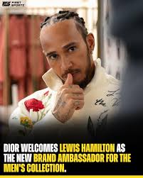 Iconic fashion house Dior announces Lewis Hamilton as the new face of their  men's collection, merging elegance with the champion's dynamic style.