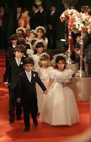 Flower Girl And Page Boy Are Active Atmosphere For The Bride And Groom Wedding Page 21 Of 44 Hertsy Wedd Wedding Dresses For Kids Bride Wedding Flower Girl
