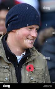 PRINCE HARRY ENGLAND V AUSTRALIA TWICKENHAM MIDDLESEX ENGLAND 07 November  2009 Stock Photo