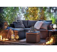 Buy Argos Home Rattan Effect Reversible Mini Corner Sofa Garden Chairs And Sun Loungers Argos Grey Rattan Corner Sofa Corner Sofa Garden Rattan Corner Sofa