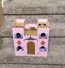 Michaels Wooden Castle Decorated Wooden Castle Castle Crafts Birdhouse Designs