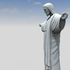 Cristo Redentor Statue 3d Max