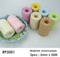 Single 10m Strand Paper Rope Reel